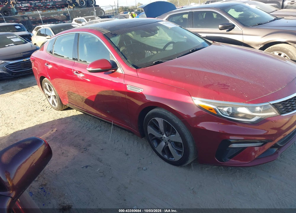 2019 KIA OPTIMA S VIN: 5XXGT4L33KG355605