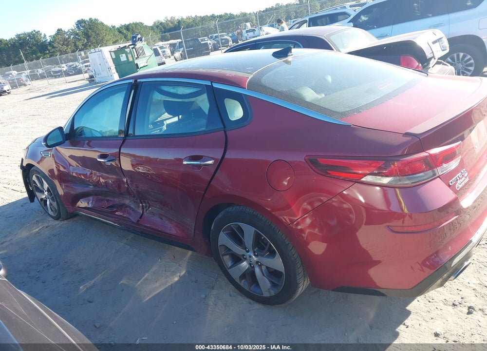 2019 KIA OPTIMA S VIN: 5XXGT4L33KG355605