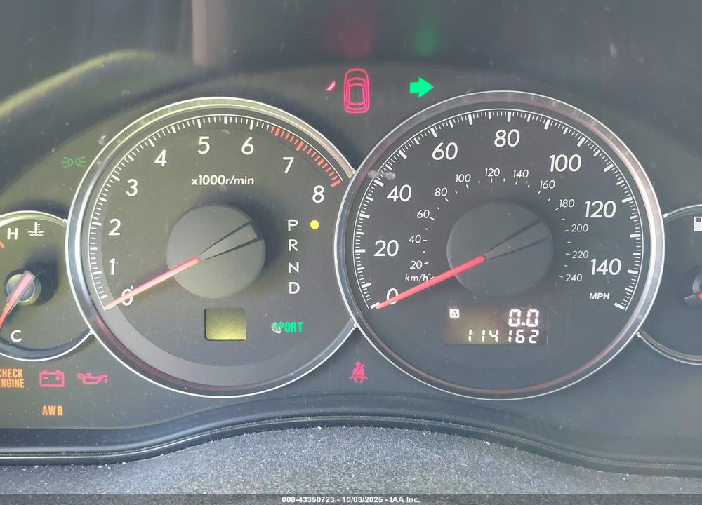 2009 SUBARU OUTBACK VIN: 4S4BP61C897334597