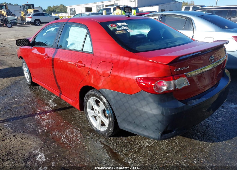 2011 TOYOTA COROLLA S VIN: 2T1BU4EEXBC694911