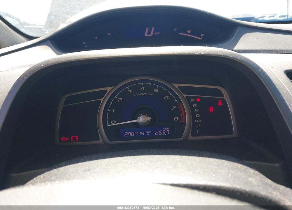 2010 HONDA CIVIC VIN: 19XFA1F65AE017491