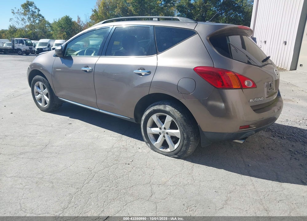 2009 NISSAN MURANO VIN: JN8AZ18W29W146617