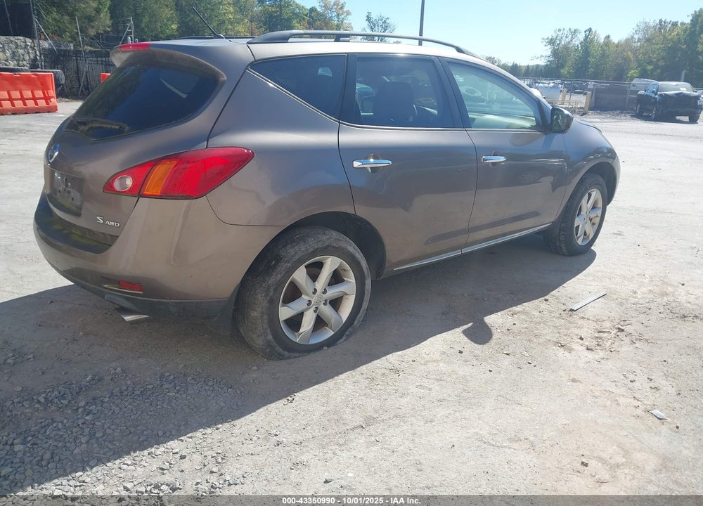 2009 NISSAN MURANO VIN: JN8AZ18W29W146617