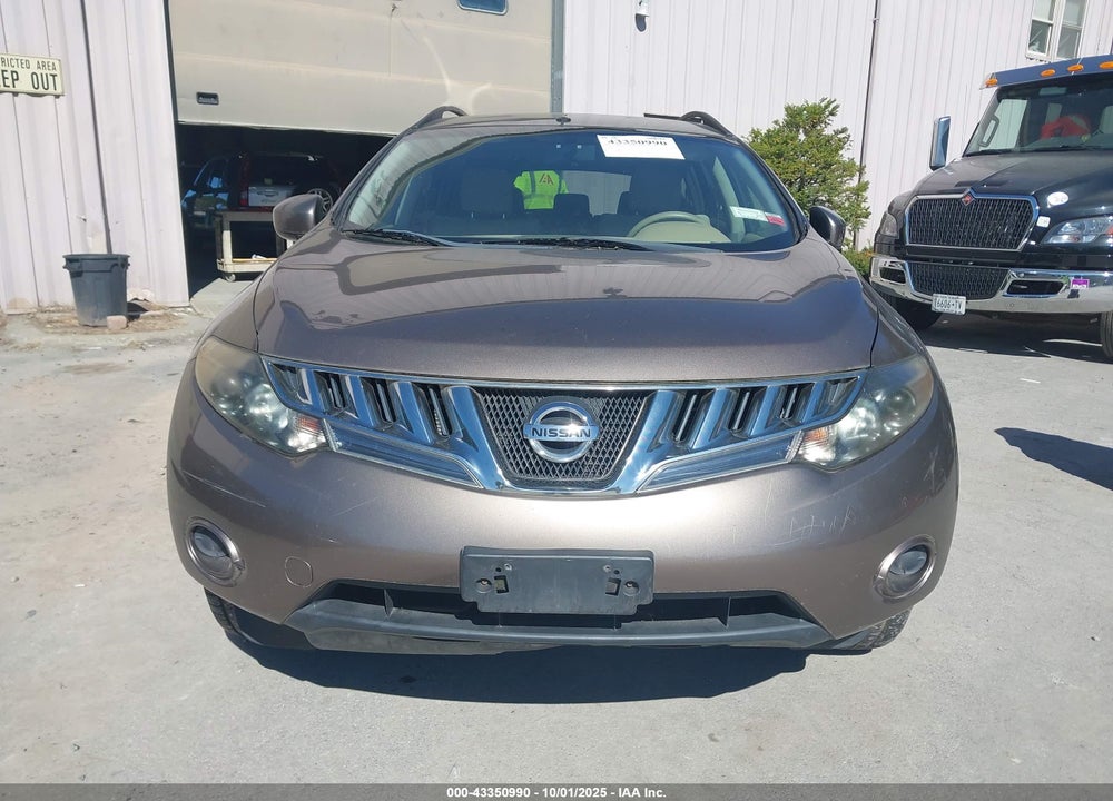 2009 NISSAN MURANO VIN: JN8AZ18W29W146617