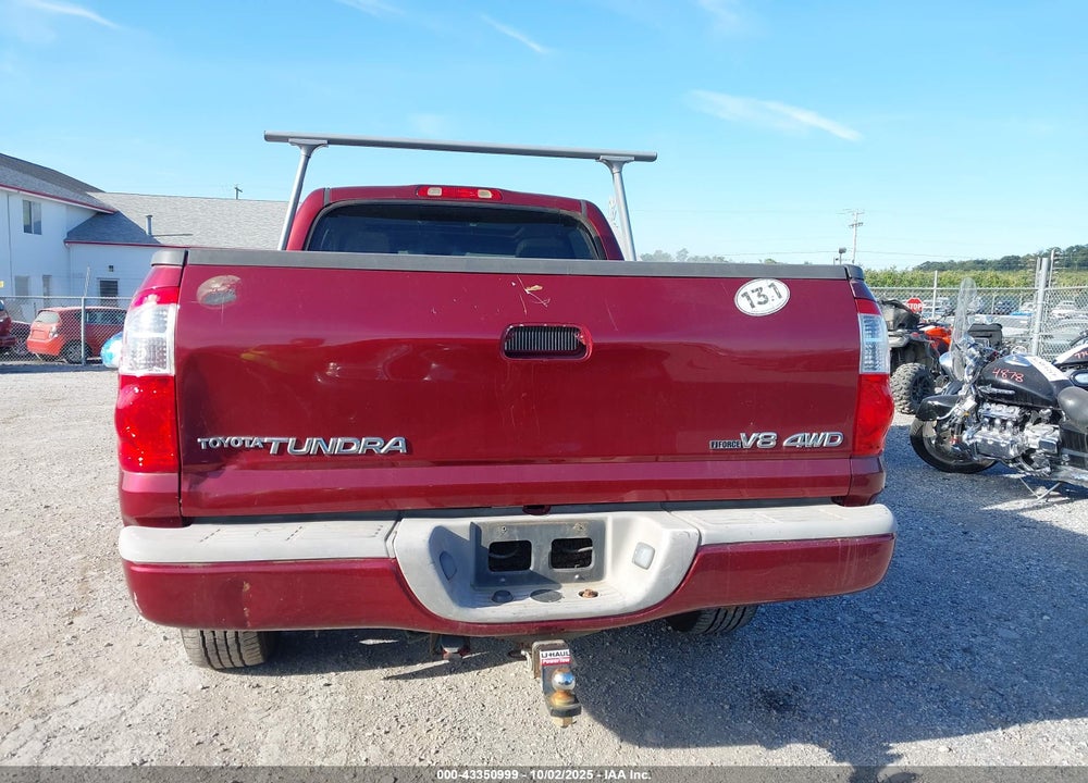 2006 TOYOTA TUNDRA LIMITED V8 VIN: 5TBDT48166S544028