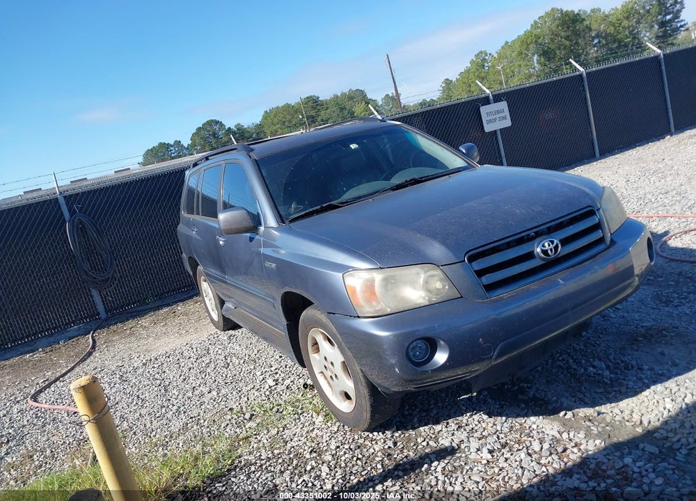 2004 TOYOTA HIGHLANDER LIMITED V6 VIN: JTEDP21A540030726