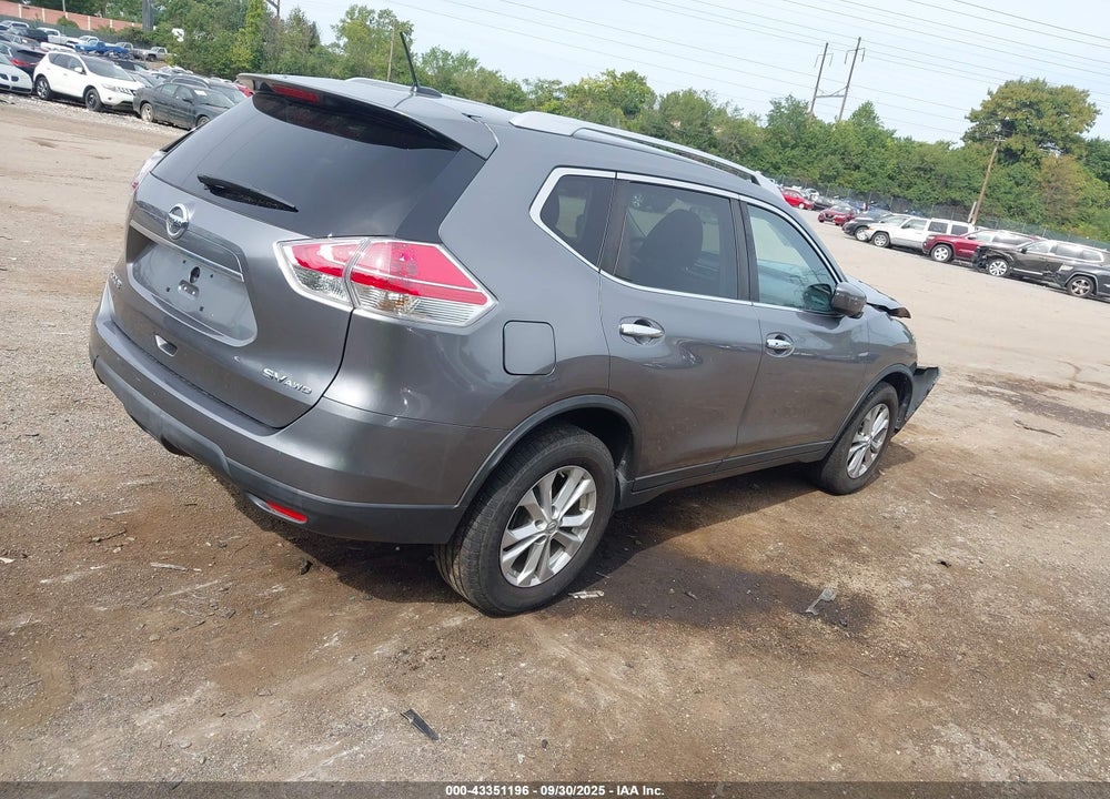 2016 NISSAN ROGUE VIN: KNMAT2MV5GP638730