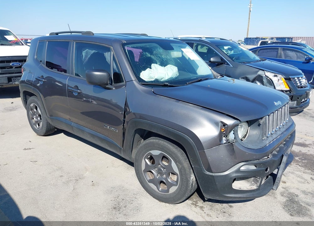 2016 JEEP RENEGADE SPORT VIN: ZACCJAAT0GPC73355