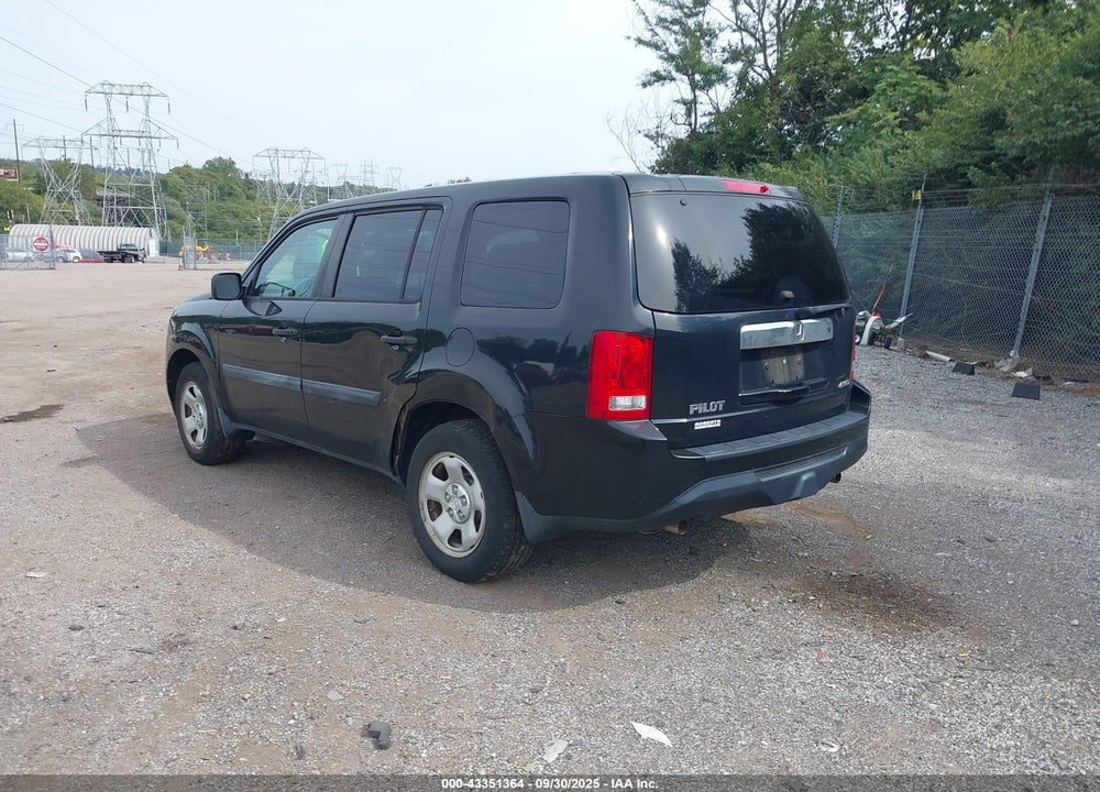 2013 HONDA PILOT VIN: 5FNYF4H24DB064371
