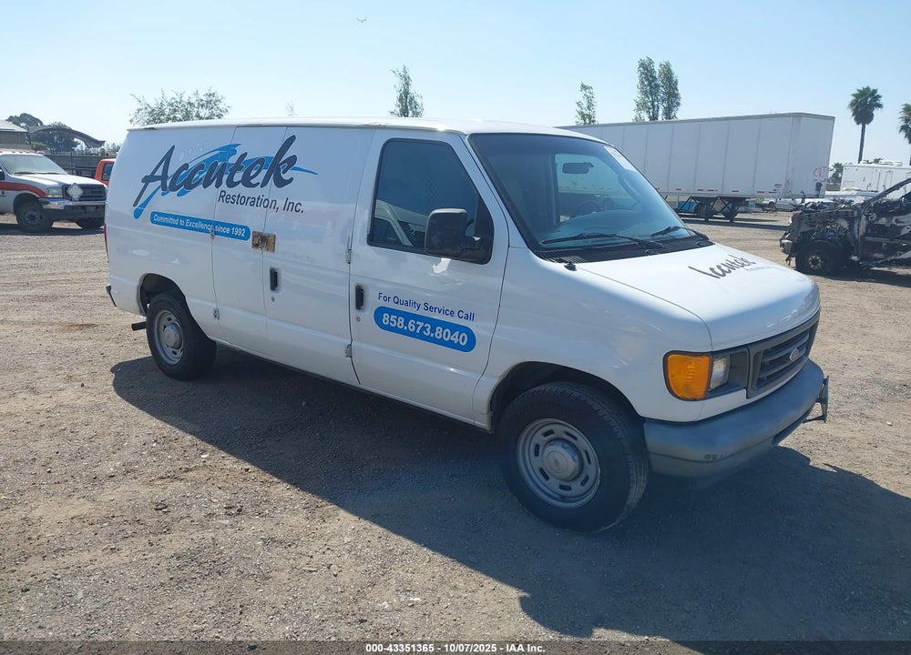 2005 FORD E-150 COMMERCIAL/RECREATIONAL VIN: 1FTRE14W55HA89988