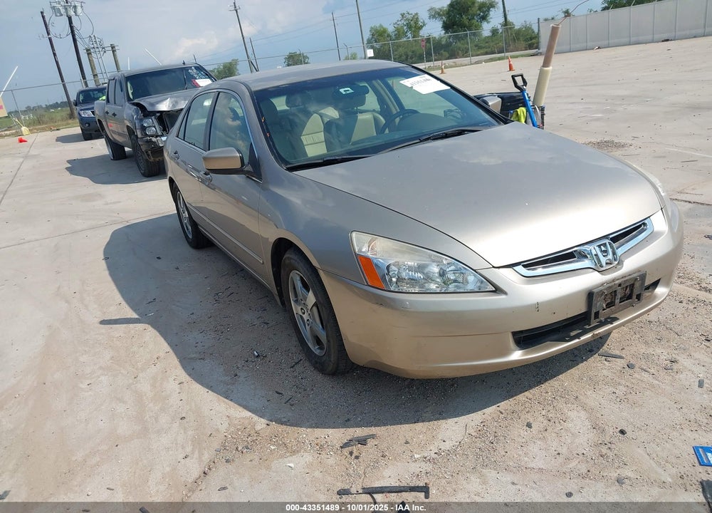 2005 HONDA ACCORD HYBRID IMA VIN: JHMCN36475C010099