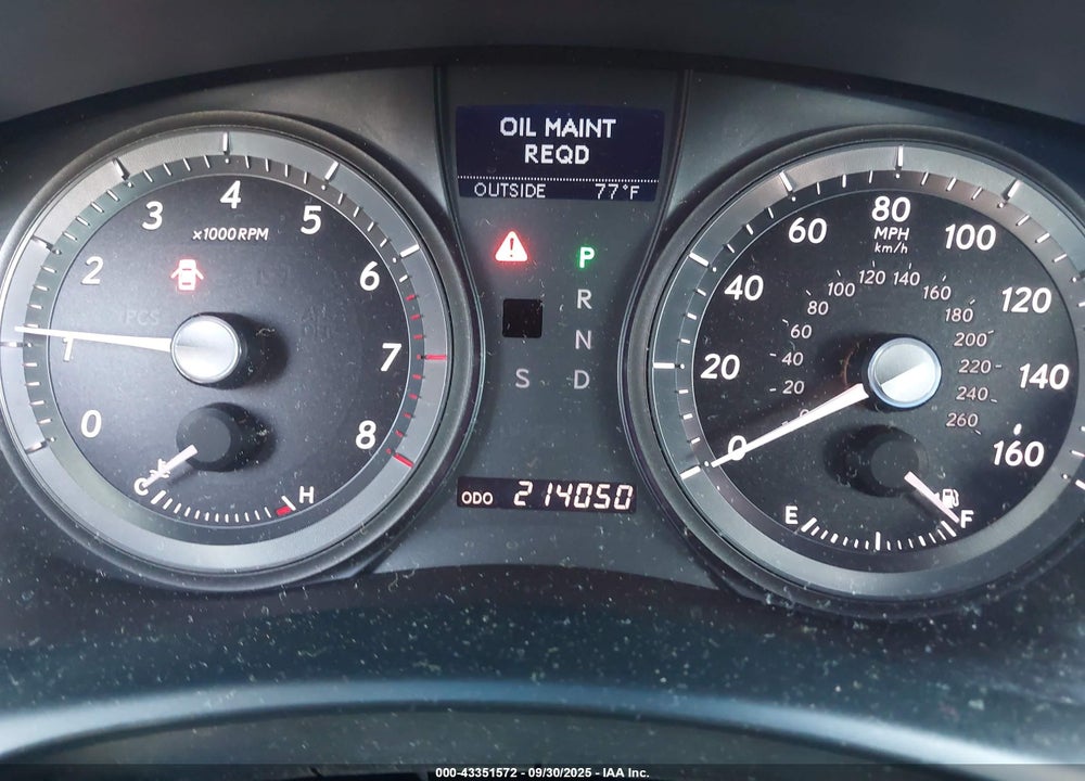 2007 LEXUS ES 350 VIN: JTHBJ46G472135268