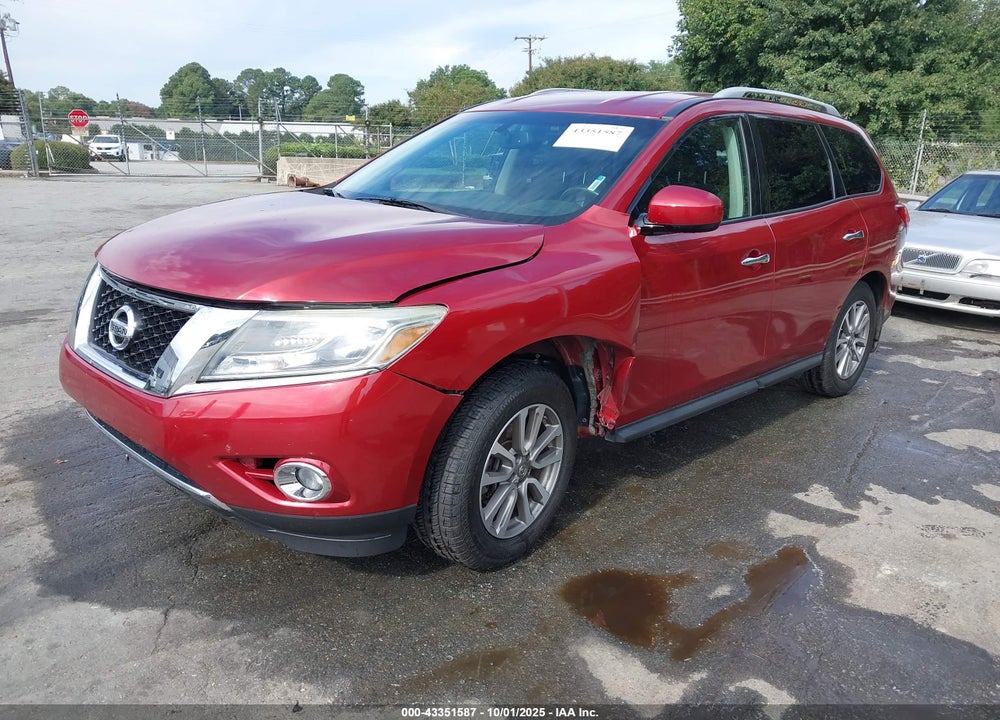 2015 NISSAN PATHFINDER SV VIN: 5N1AR2MM6FC641837