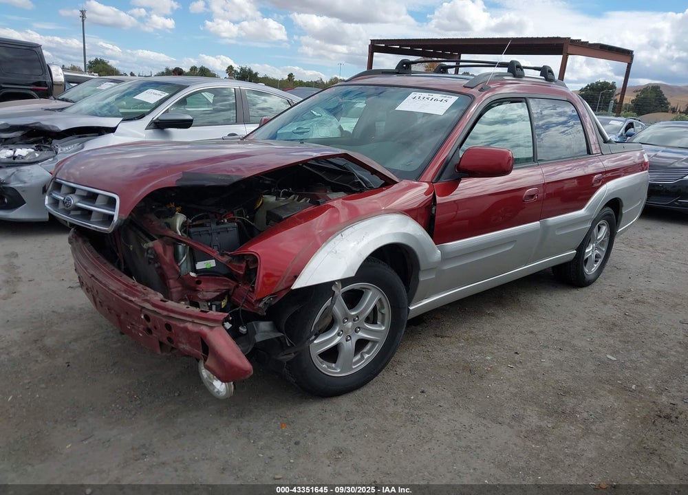 2003 SUBARU BAJA VIN: 4S4BT61C436103589