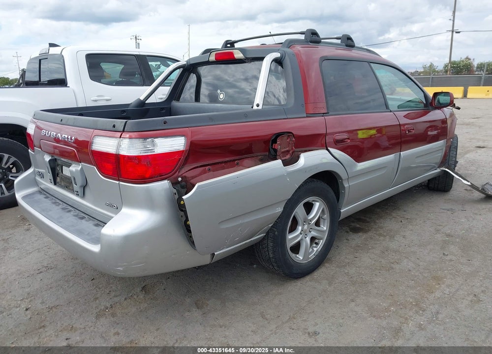 2003 SUBARU BAJA VIN: 4S4BT61C436103589