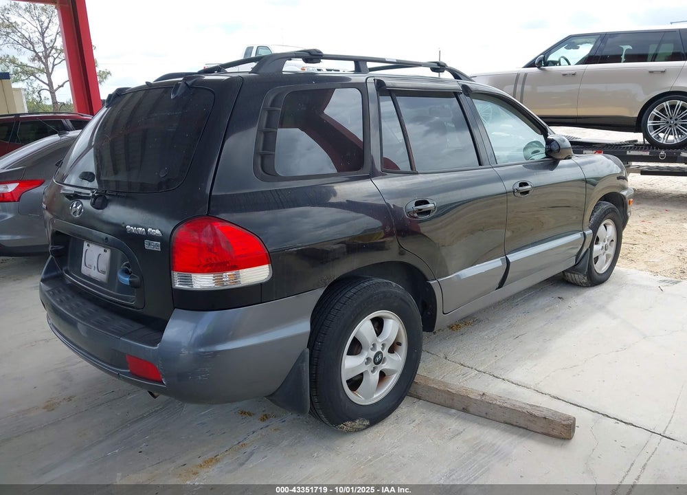 2006 HYUNDAI SANTA FE GLS VIN: KM8SC73D26U037426