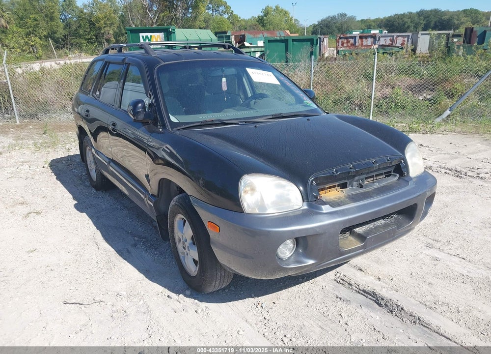 2006 HYUNDAI SANTA FE GLS VIN: KM8SC73D26U037426