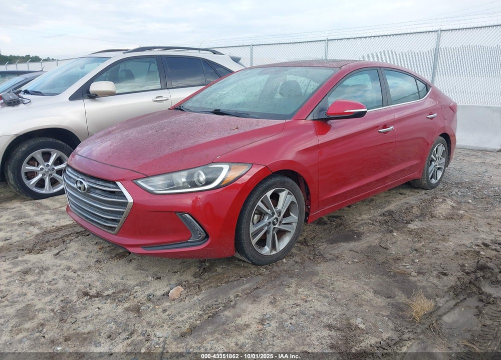 2017 HYUNDAI ELANTRA VIN: KMHD84LF4HU358834