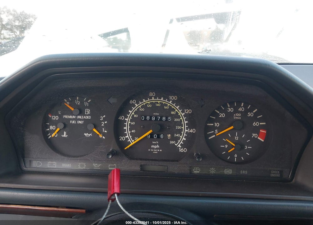 1995 MERCEDES-BENZ E 320 VIN: WDBEA66E2SC242779