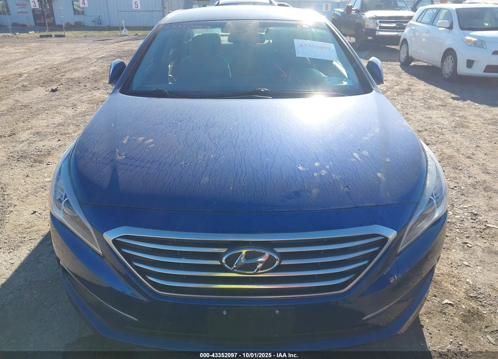 2016 HYUNDAI SONATA SE VIN: 5NPE24AF9GH339556