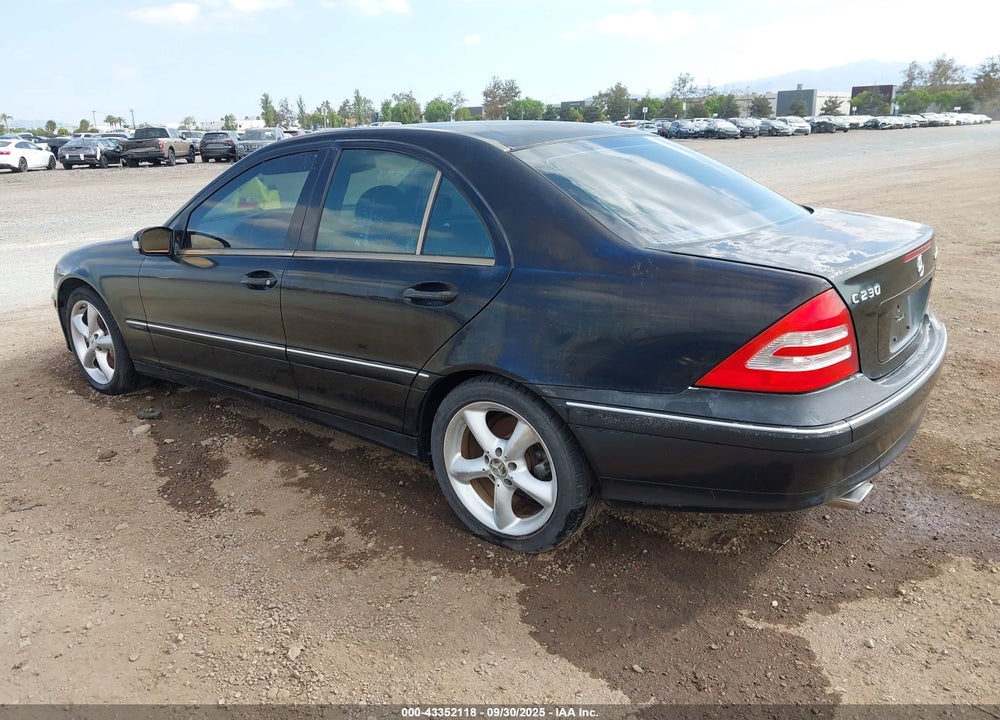 2004 MERCEDES-BENZ C 230 KOMPRESSOR SPORT/SPORT VIN: WDBRF40J84A643409