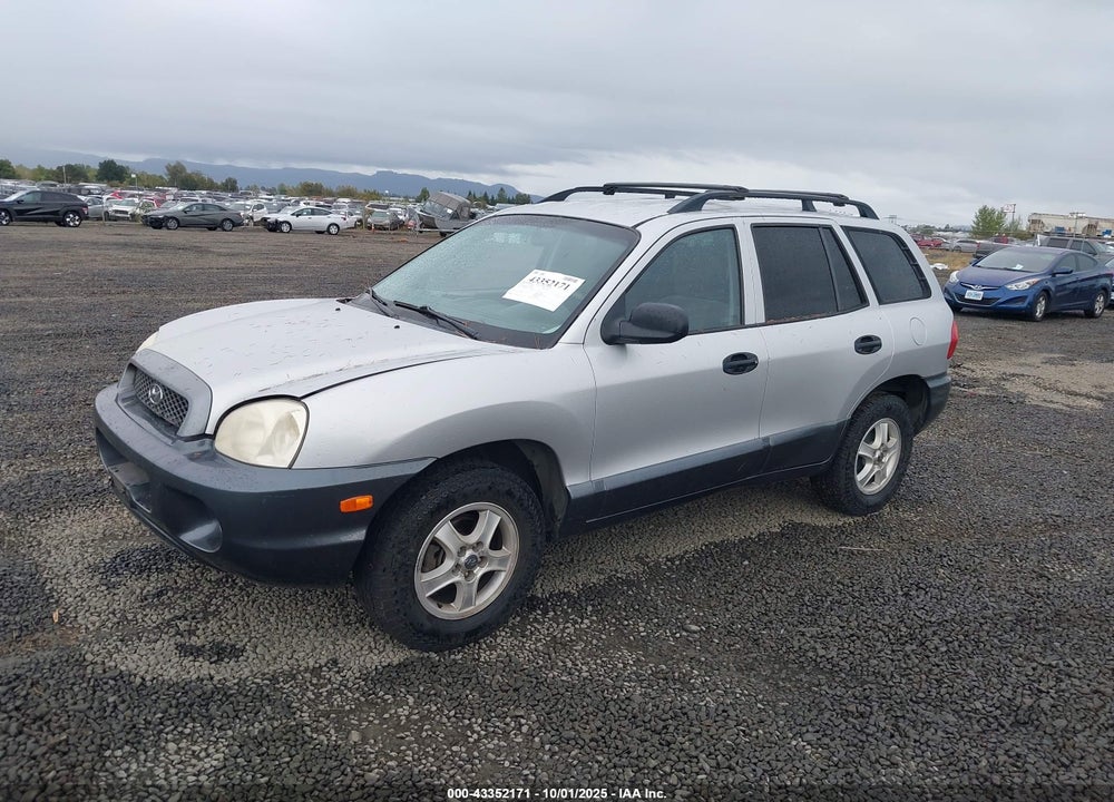 2001 HYUNDAI SANTA FE 2.4L/2.4L GL VIN: KM8SB82B61U027080