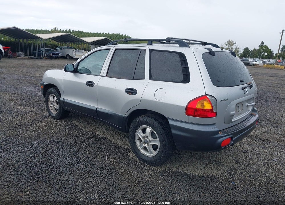 2001 HYUNDAI SANTA FE 2.4L/2.4L GL VIN: KM8SB82B61U027080