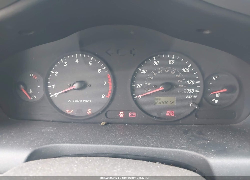 2001 HYUNDAI SANTA FE 2.4L/2.4L GL VIN: KM8SB82B61U027080