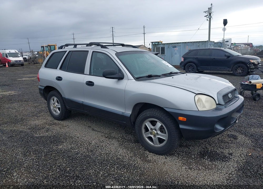 2001 HYUNDAI SANTA FE 2.4L/2.4L GL VIN: KM8SB82B61U027080