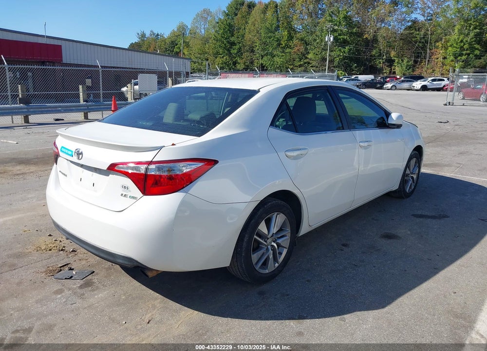 2014 TOYOTA COROLLA LE ECO PLUS VIN: 5YFBPRHE3EP004405