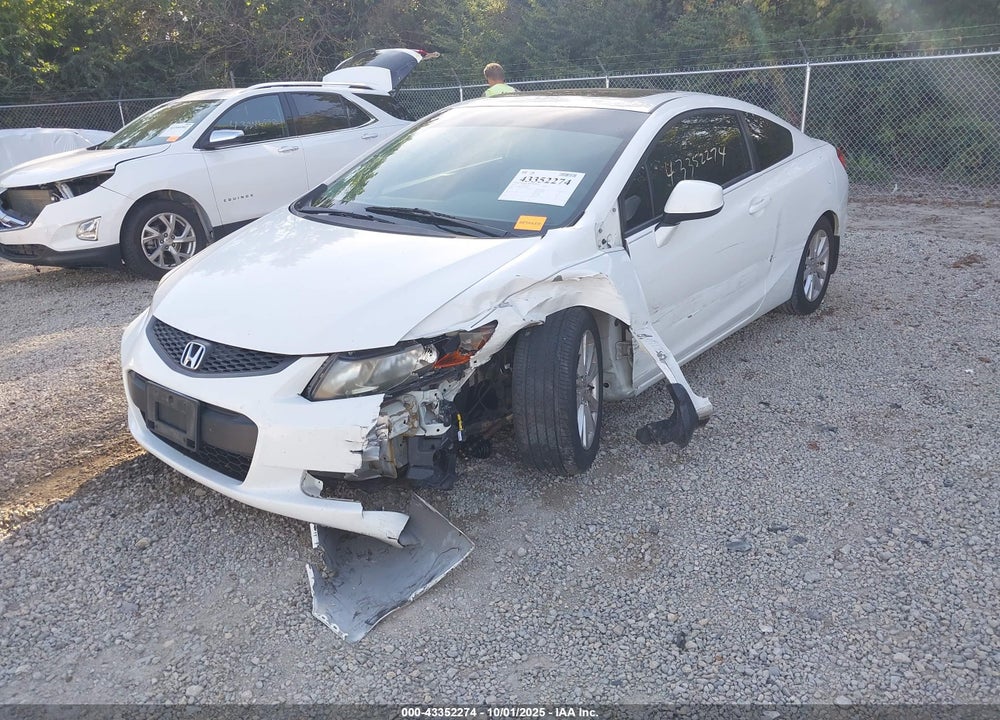 2012 HONDA CIVIC VIN: 2HGFG3B8XCH550642