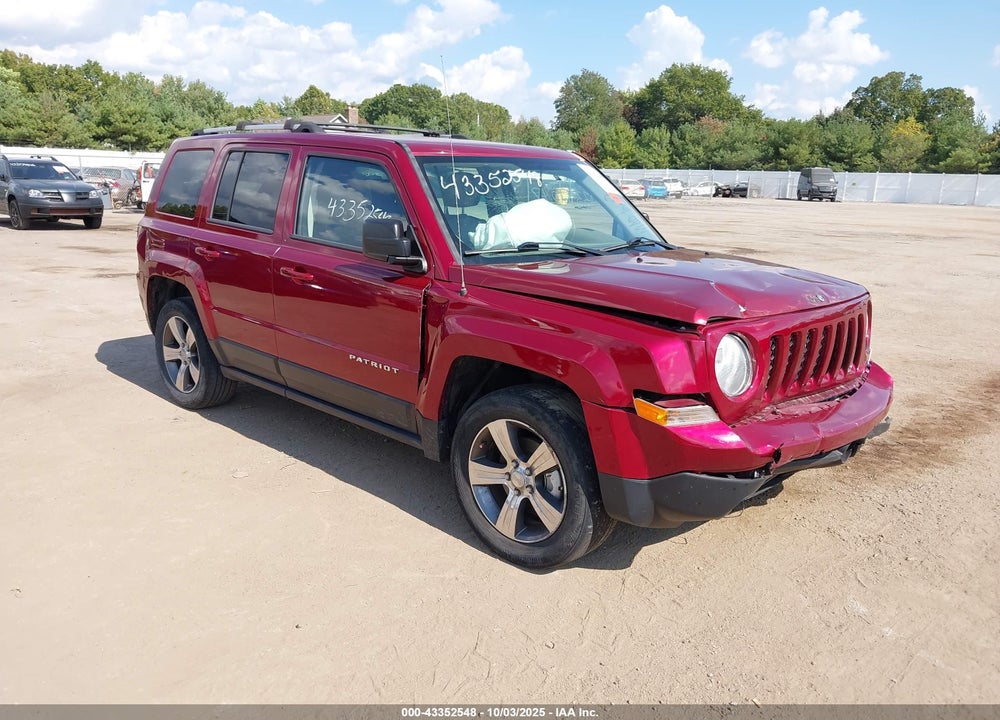 2016 JEEP PATRIOT HIGH ALTITUDE EDITION VIN: 1C4NJRFB7GD724867