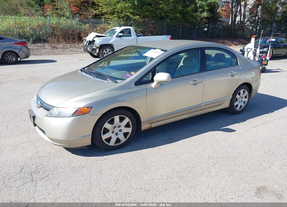 2007 HONDA CIVIC LX VIN: 1HGFA15557L095960