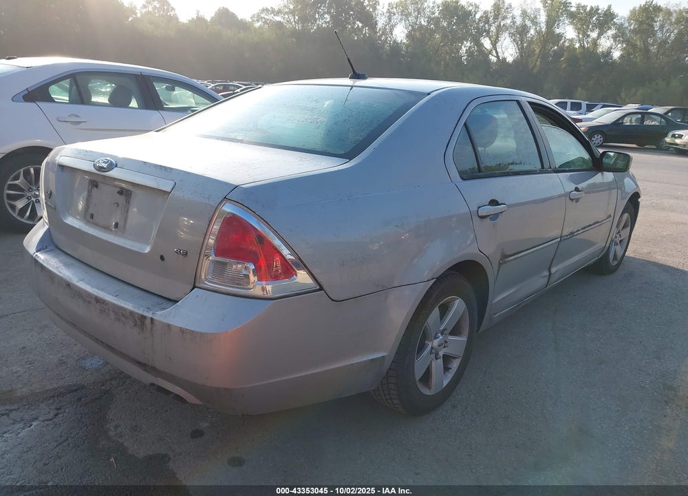 2008 FORD FUSION SE VIN: 3FAHP07Z28R143648