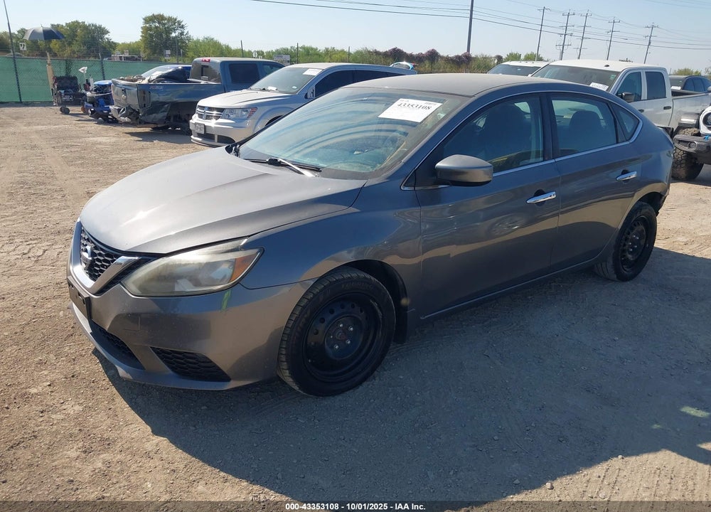 2016 NISSAN SENTRA SV VIN: 3N1AB7AP2GL672807