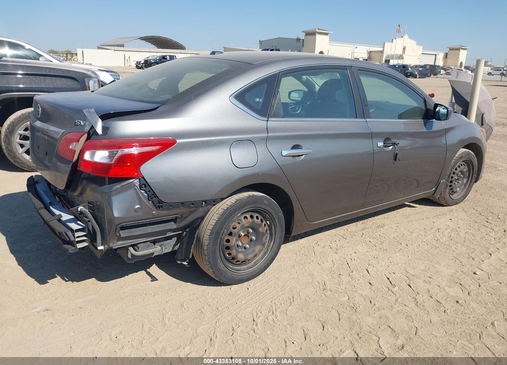 2016 NISSAN SENTRA SV VIN: 3N1AB7AP2GL672807