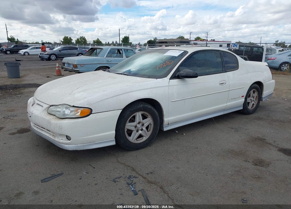 2003 CHEVROLET MONTE CARLO SS VIN: 2G1WX15K839373604
