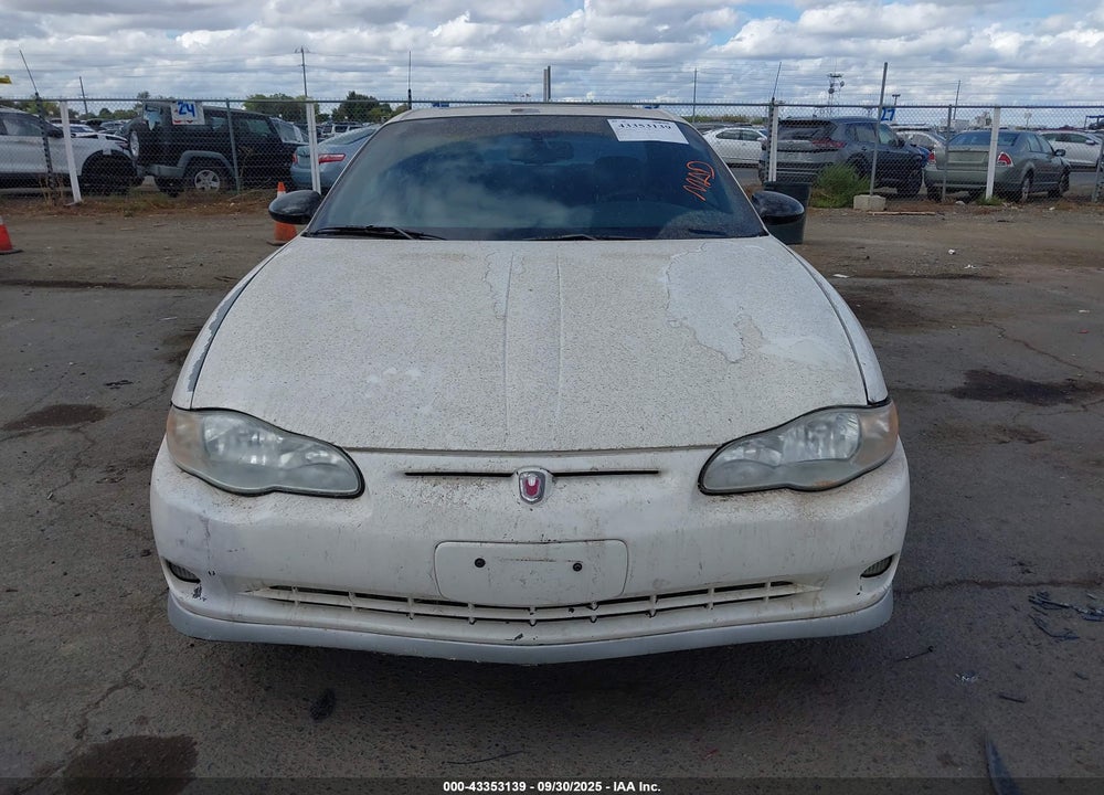 2003 CHEVROLET MONTE CARLO SS VIN: 2G1WX15K839373604