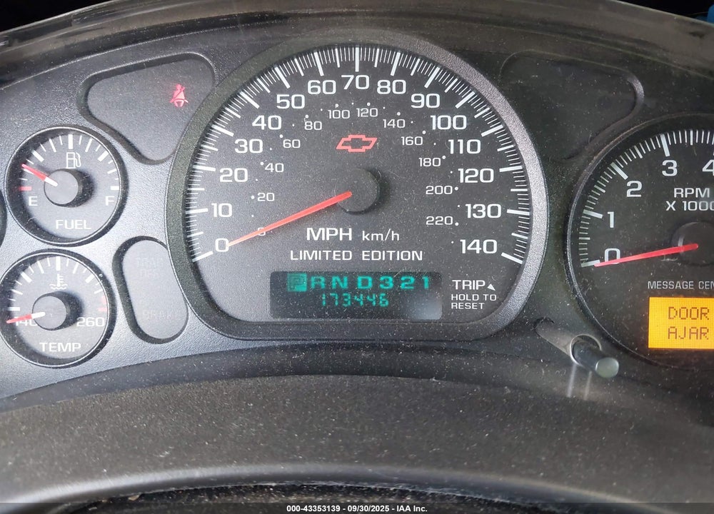 2003 CHEVROLET MONTE CARLO SS VIN: 2G1WX15K839373604