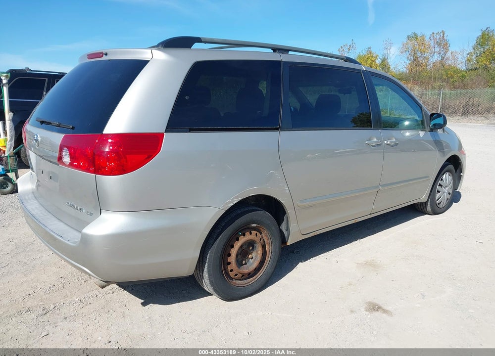 2006 TOYOTA SIENNA LE VIN: 5TDZA23C16S520560