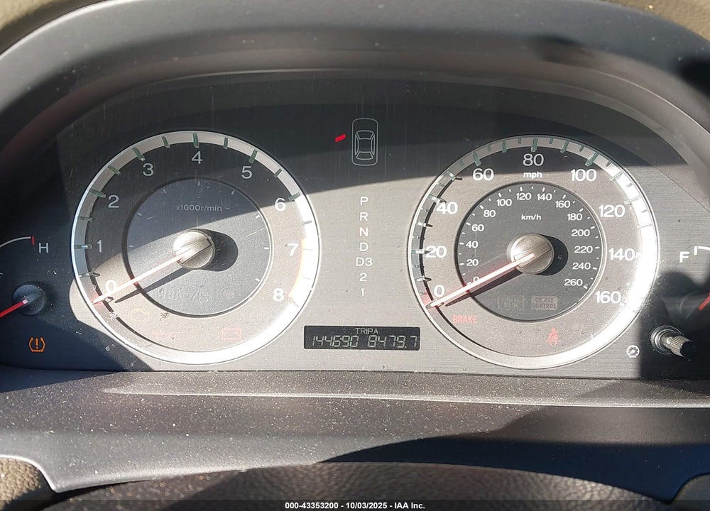 2009 HONDA ACCORD 3.5 EX VIN: 1HGCP367X9A044126