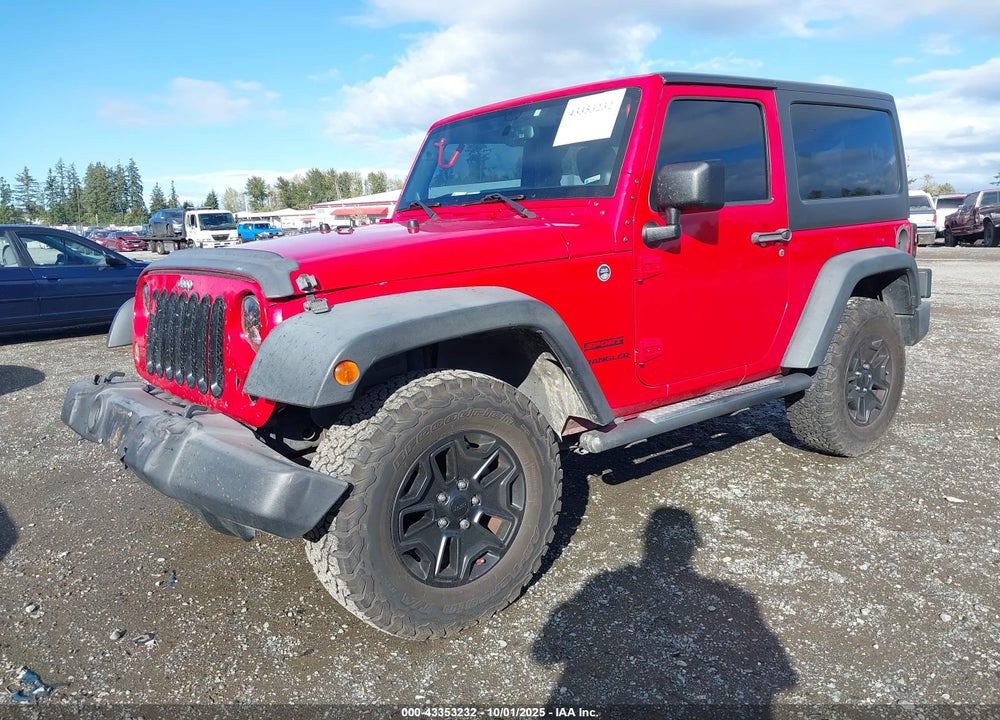 2014 JEEP WRANGLER / VIN: 1C4AJWAG9EL135516