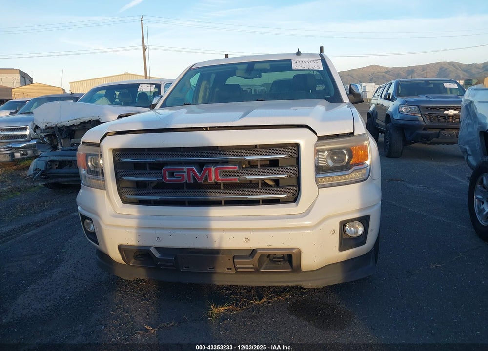 2014 GMC SIERRA 1500 SLT VIN: 1GTV2VEC1EZ272897