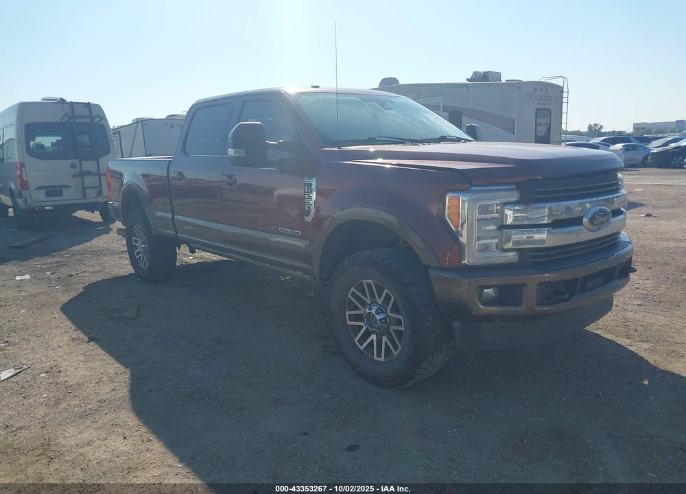 2017 FORD F-250 KING RANCH VIN: 1FT7W2BT3HEE55360