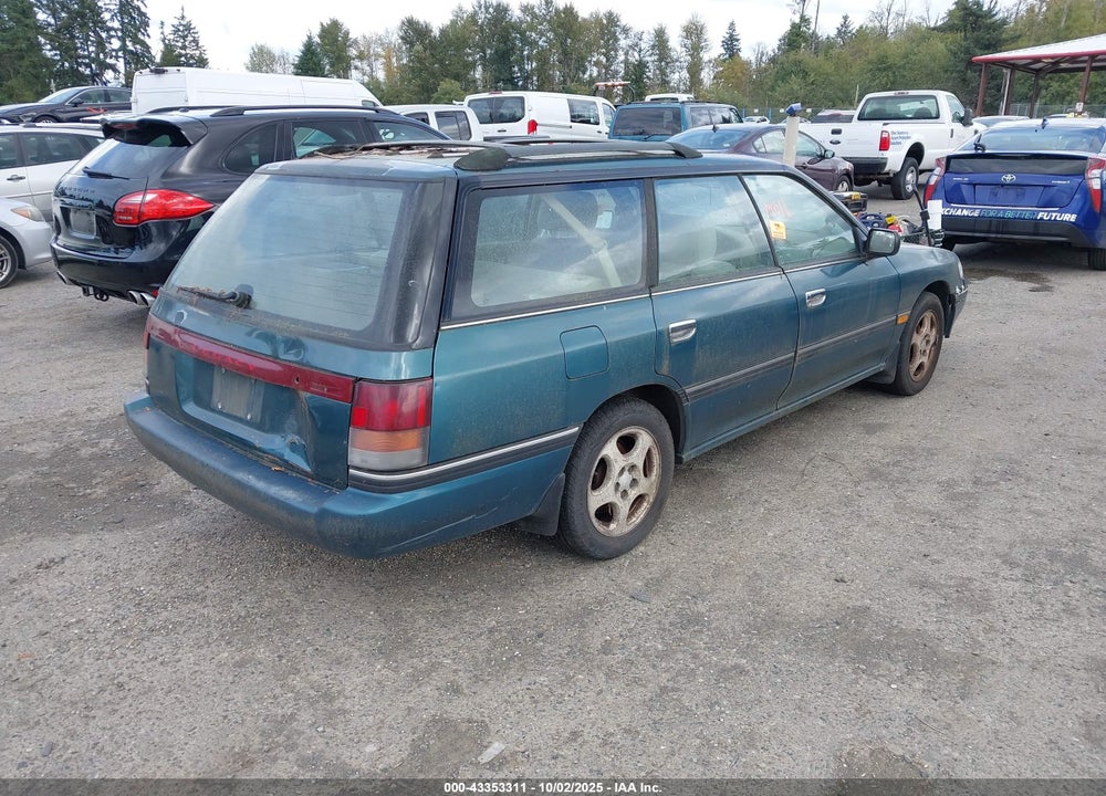 1993 SUBARU LEGACY L VIN: 4S3BJ6334P6941408