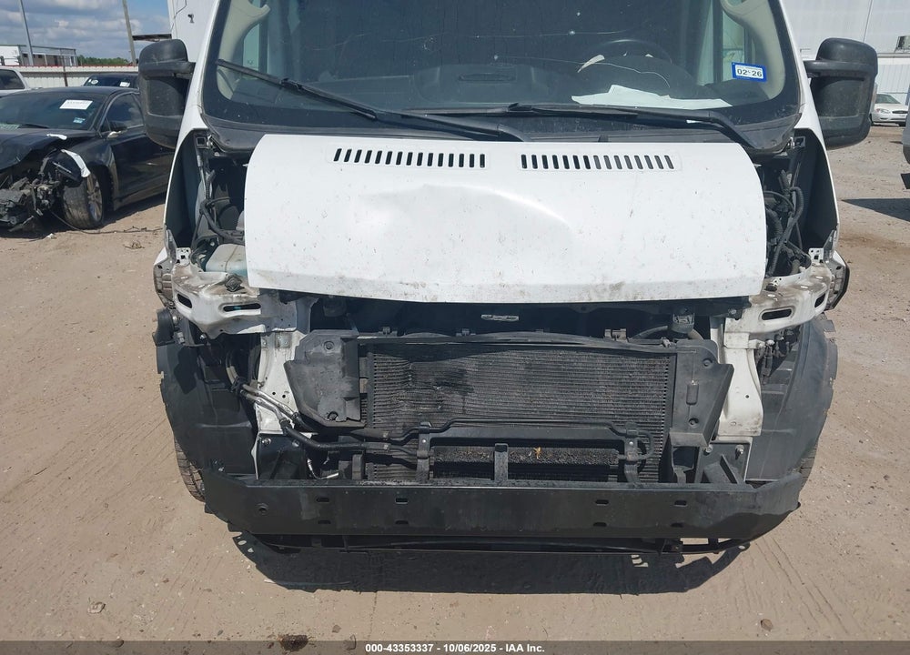 2019 RAM PROMASTER 2500 HIGH ROOF 136 WB VIN: 3C6TRVCG6KE522982