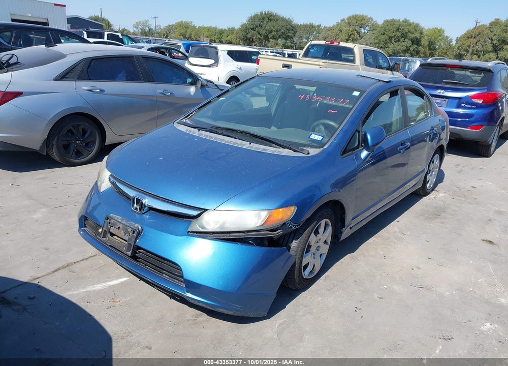 2008 HONDA CIVIC LX VIN: 1HGFA16588L113089