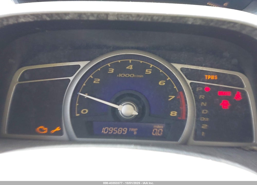 2008 HONDA CIVIC LX VIN: 1HGFA16588L113089