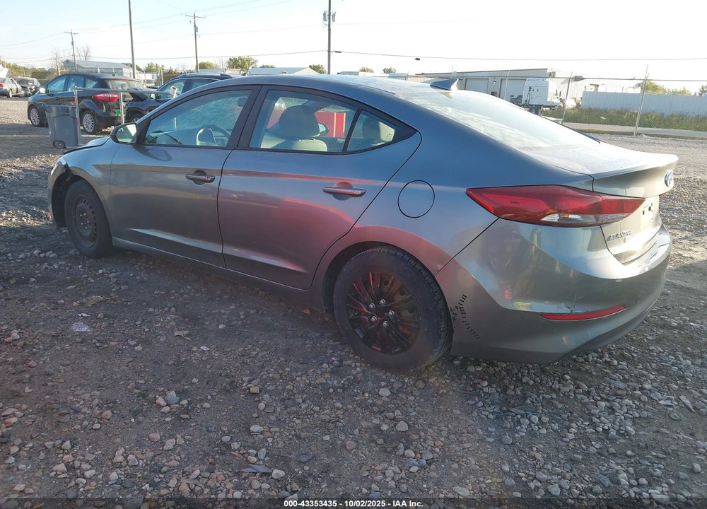 2017 HYUNDAI ELANTRA VIN: KMHD74LF9HU110419