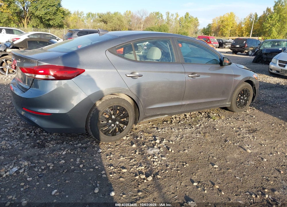2017 HYUNDAI ELANTRA VIN: KMHD74LF9HU110419